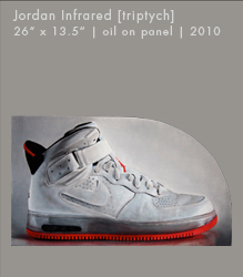 Jordan Infrared [triptych] | Oil on Panel