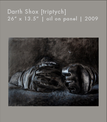 Darth Shox [triptych] | Oil on Panel