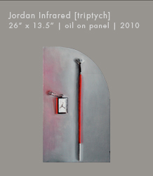 Jordan Infrared [triptych] | Oil on Panel