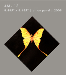 AM - 13 | Oil on Panel | 8.425" x 8.425"