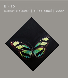 B - 16 | Oil on Panel | 5.625" x 5.625"