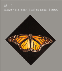 M - 1 | Oil on Panel | 5.625" x 5.625"