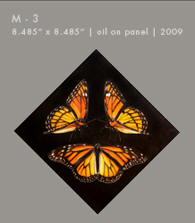 M - 3 | Oil on Panel | 8.425" x 8.425"