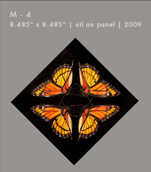M - 4 | Oil on Panel | 8.425" x 8.425"