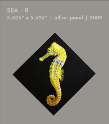 SEA - 8 | Oil on Panel | 5.625" x 5.625"
